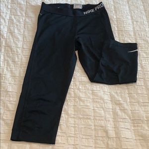 Nike Black Capri Leggings